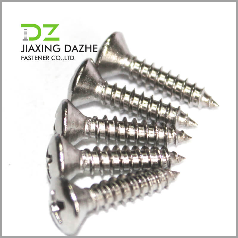 Oval Countersunk Head Self Tapping Screws 