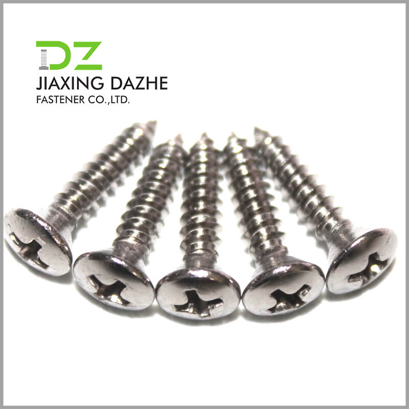 Oval Countersunk Head Self Tapping Screws 