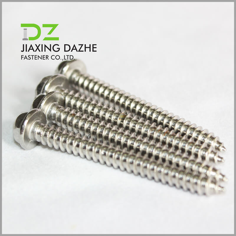 Cross Recessed Hex Washer Head Self Tapping Screws